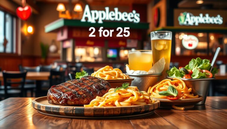 2 for $25 Applebee's Menu with Prices