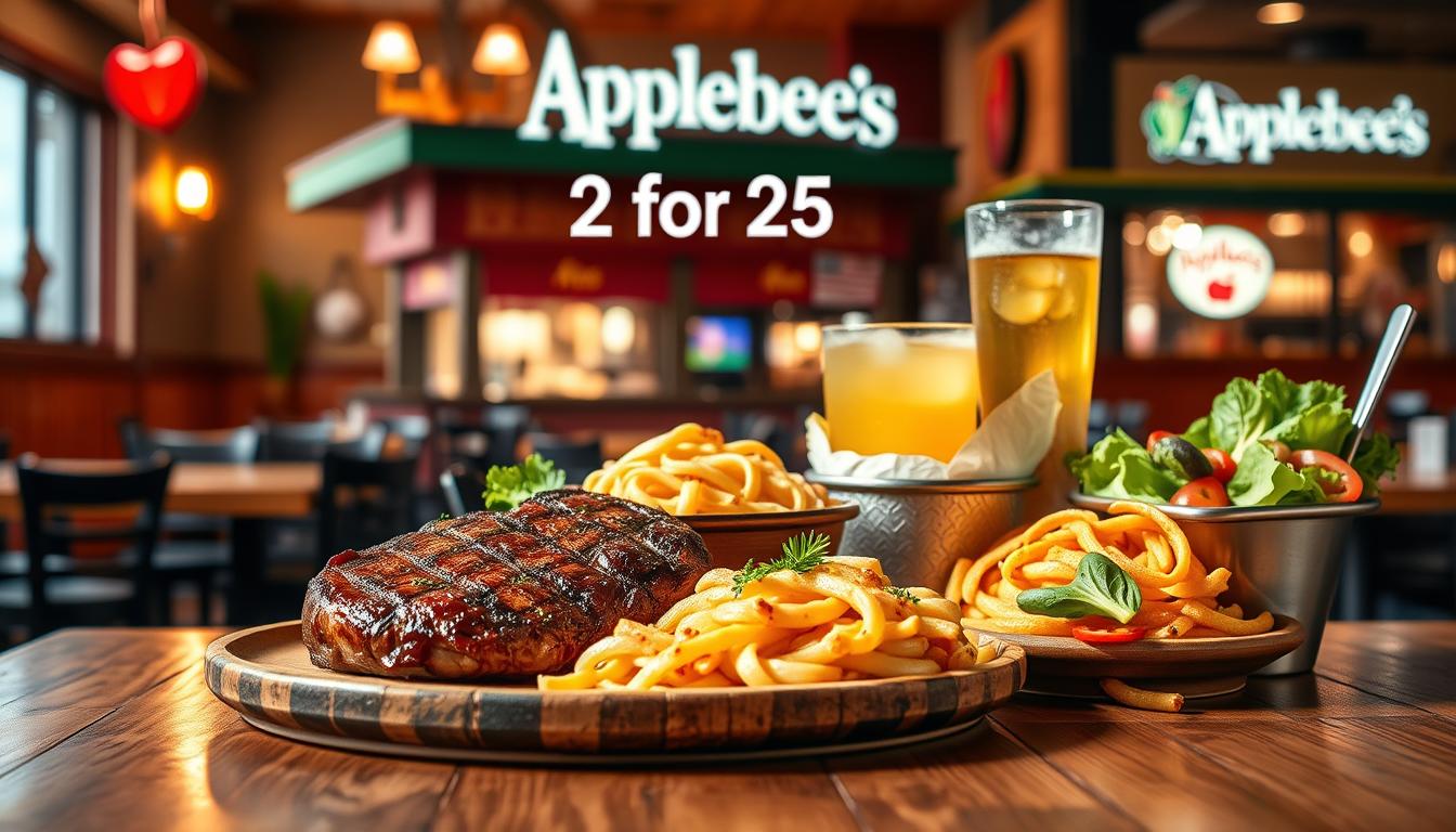 2 for $25 Applebee's Menu with Prices