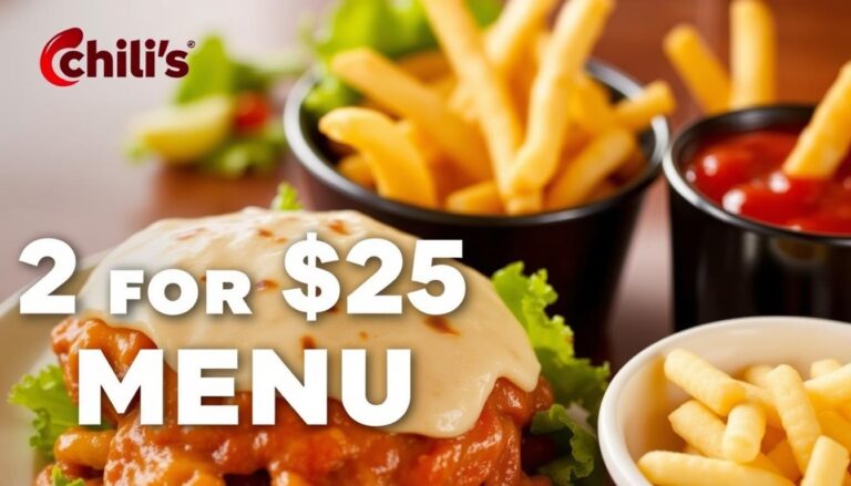 2 for $25 Chili's Menu