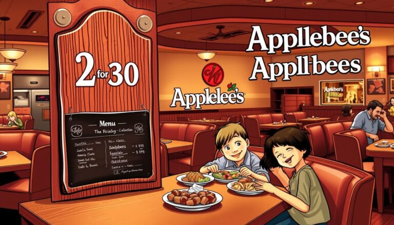 Applebee's 2 for $30 Menu