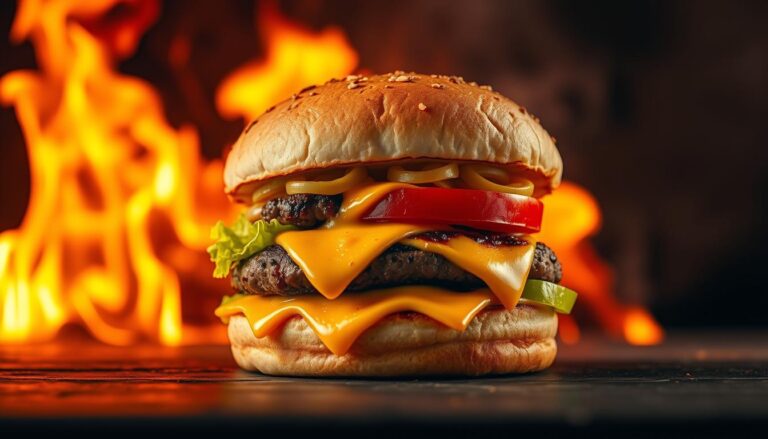 Burger King Fiery Menu