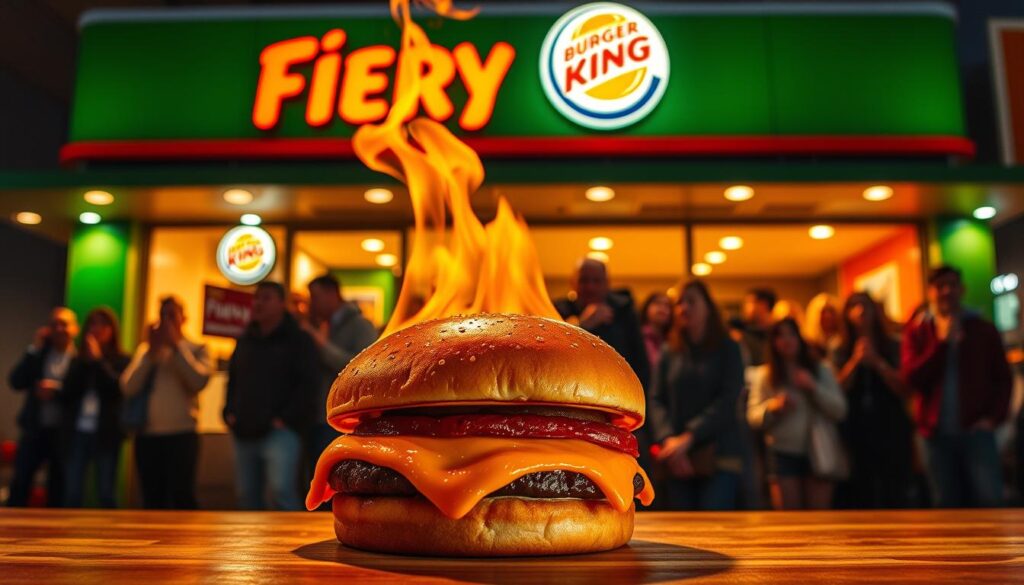 Burger King Fiery Menu Regional Rollout