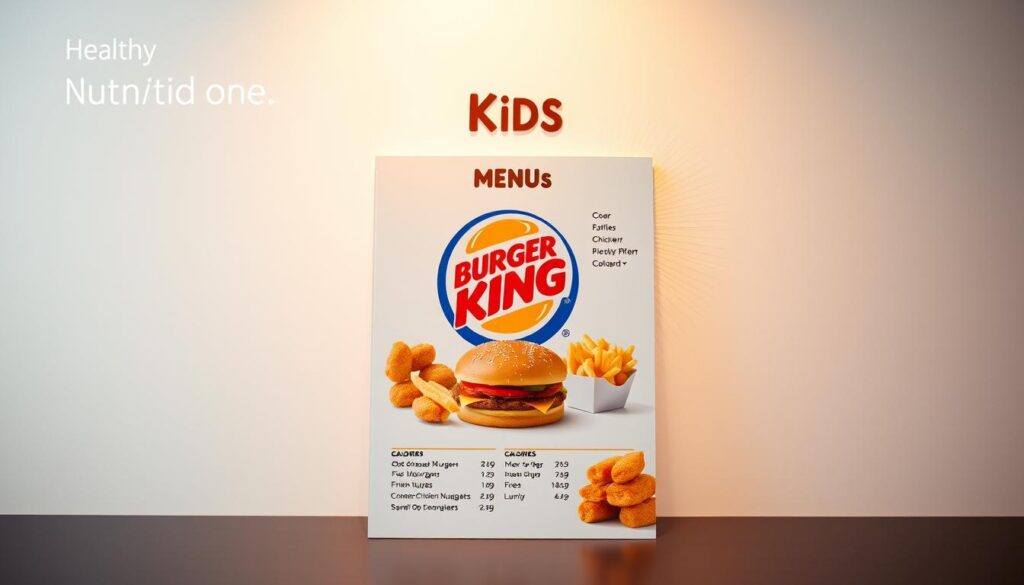 Burger King Kids Menu Nutrition
