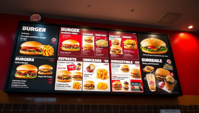 Burger King Menu