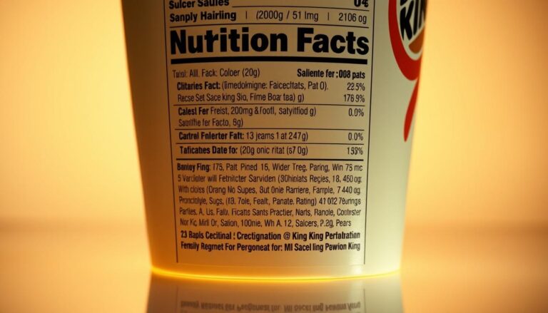 Burger King Menu Nutrition