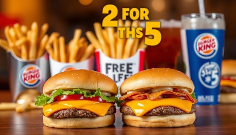 Burger King Menu Prices 2 For $5