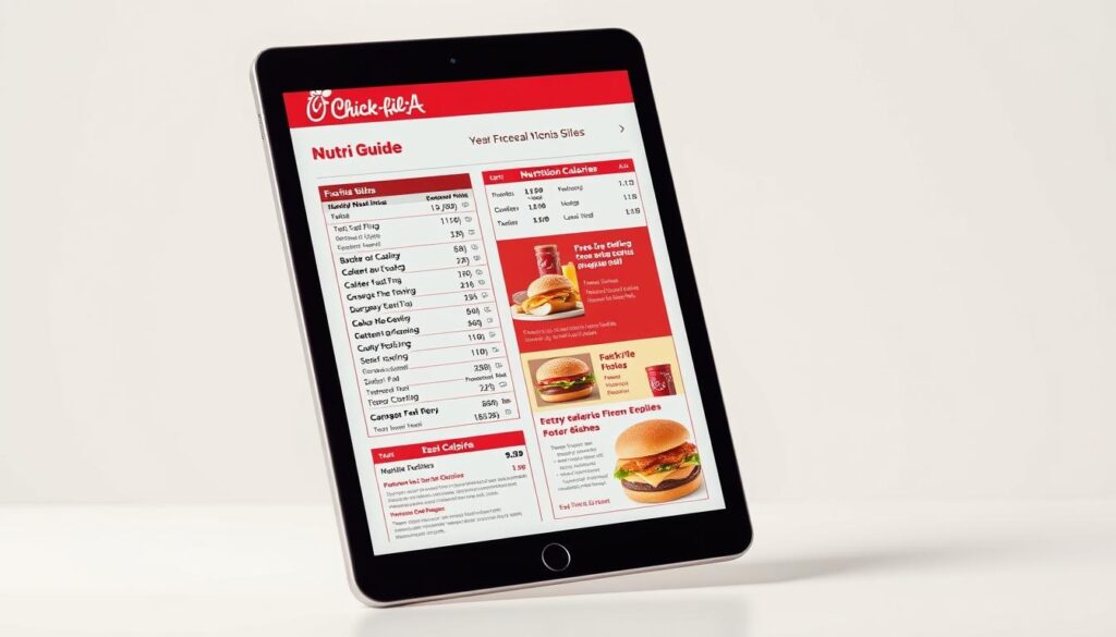 Chick fil a calories nutrition guide