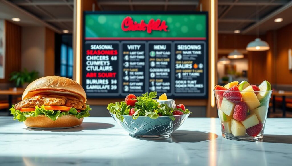 Chick fil a lunch specials seasonal menu