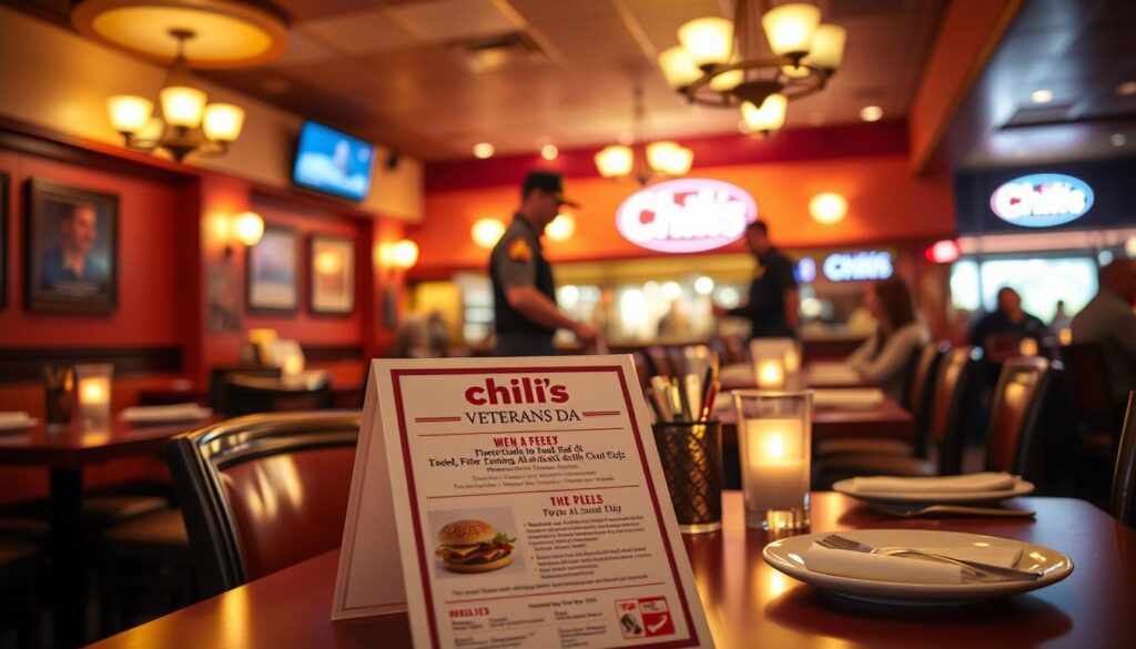 Chili's Veterans Day Menu Dining Tips