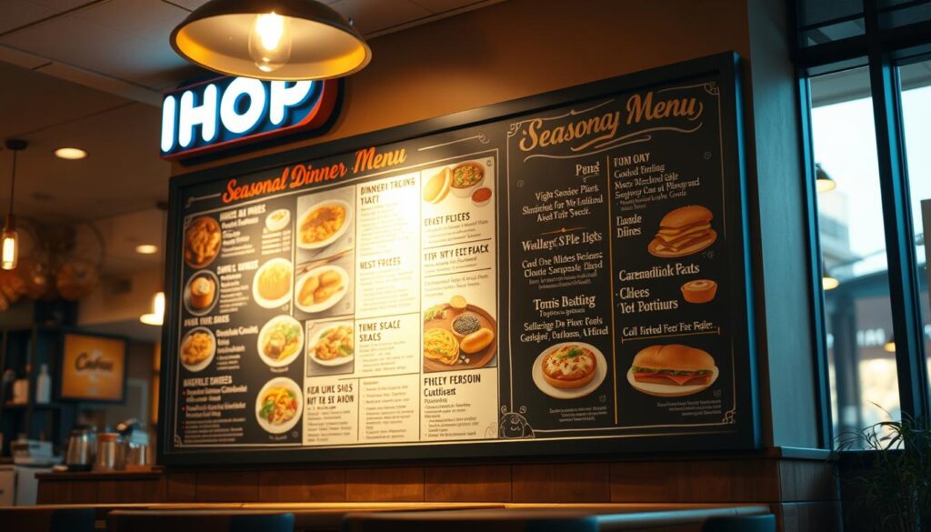 IHOP Dinner Specials Seasonal Menu