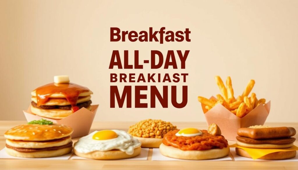 McDonald's Breakfast All Day Menu