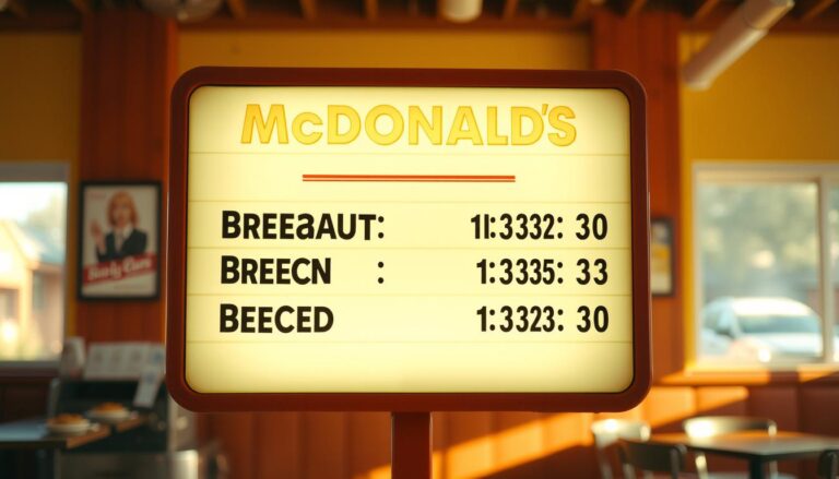 McDonald's Breakfast Menu Hours