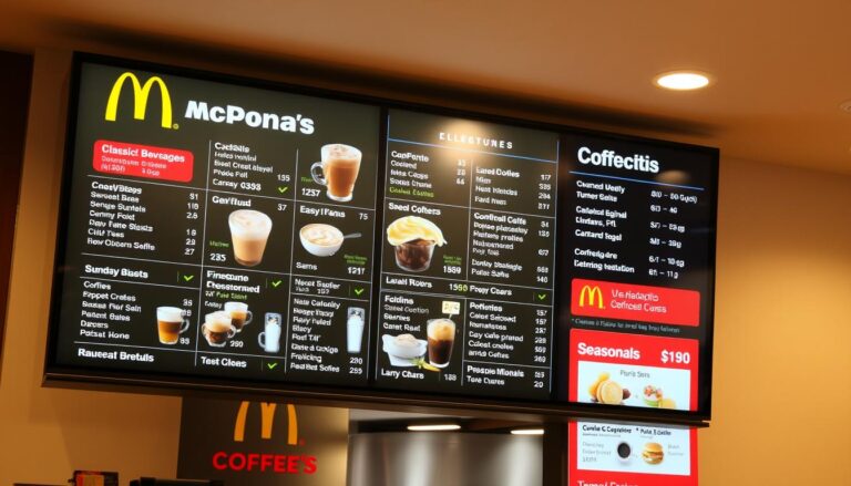 McDonald's Coffee Menu