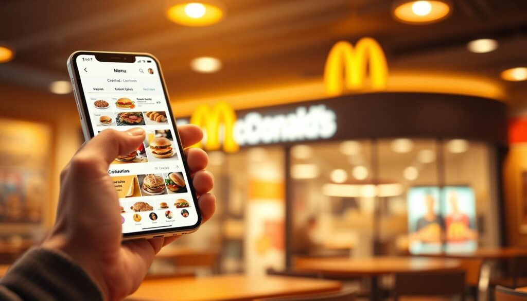 McDonald's Mobile App Ordering