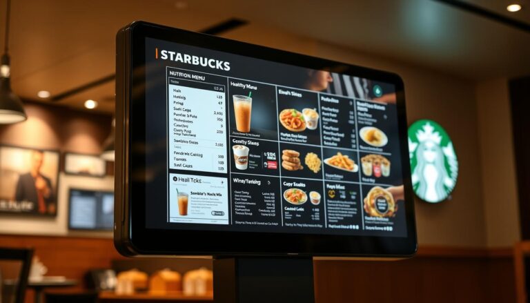 starbucks nutrition menu