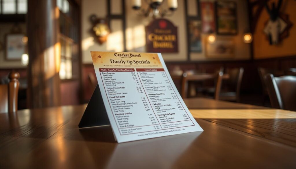 Cracker Barrel Daily Specials Nutrition Guide