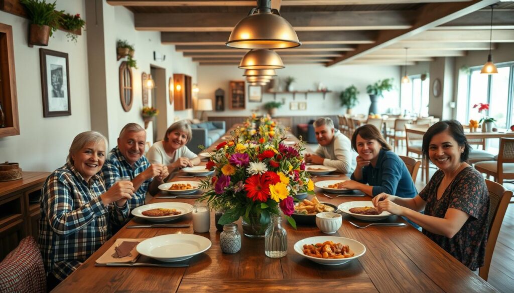 Family-Style Catering Group Dining