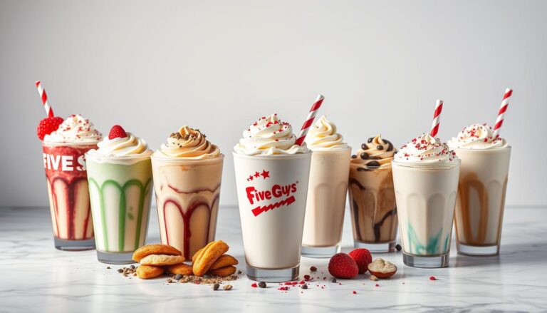 Five Guys Milkshake Menu