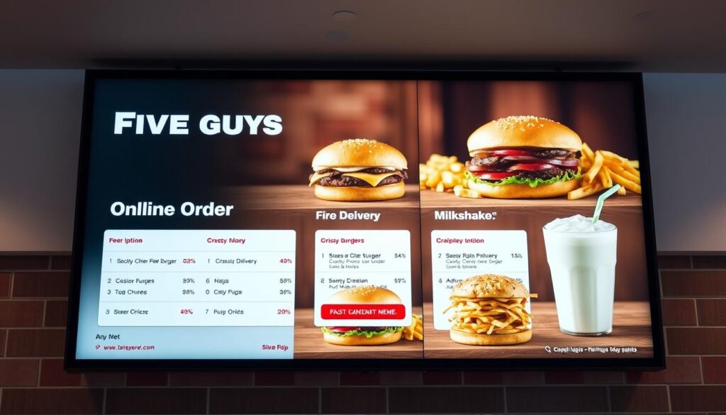 Five Guys Online Ordering Options