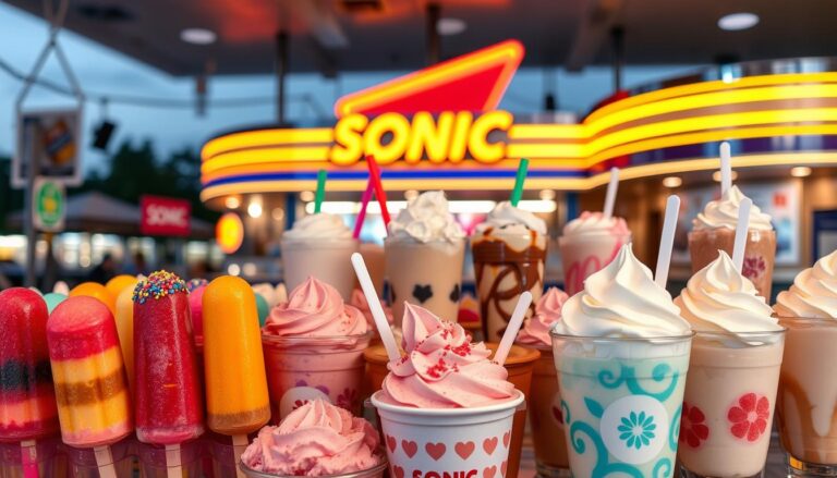 Sonic Dessert Menu
