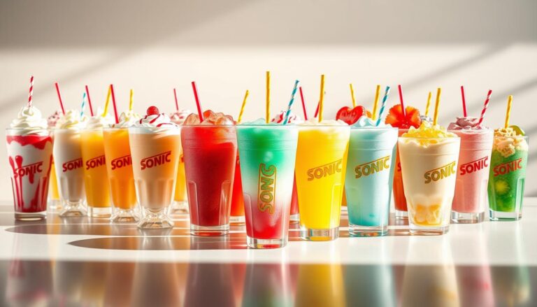 Sonic Drink Menu