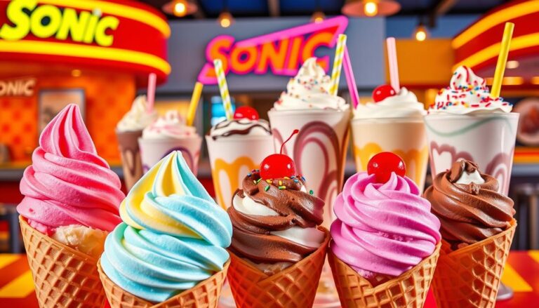 Sonic Ice Cream Menu