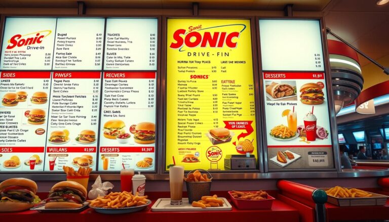Sonic Menu