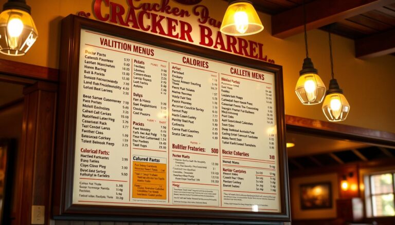 cracker barrel menu calories